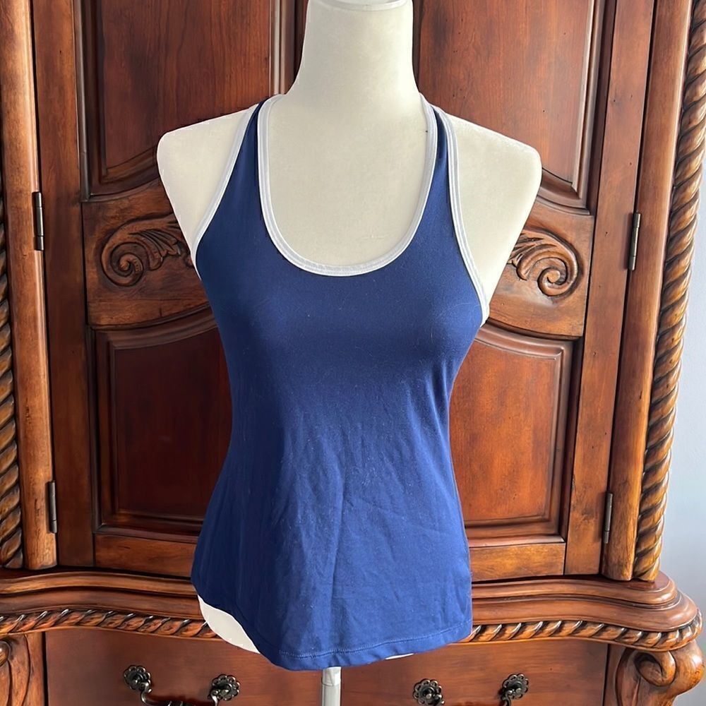 Blue athletic tank- size XS